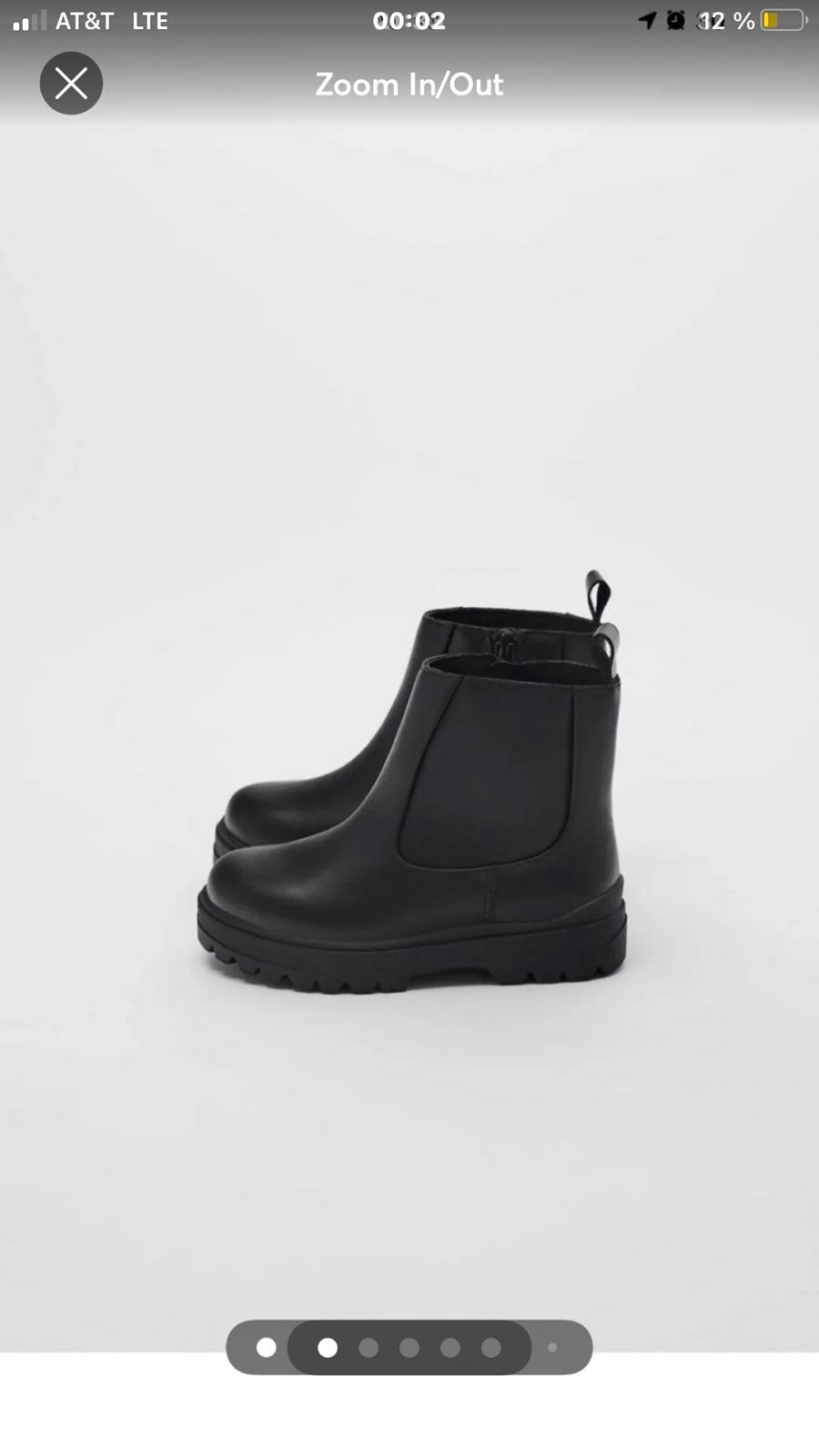 ZARA NWT leather boots size 6.5