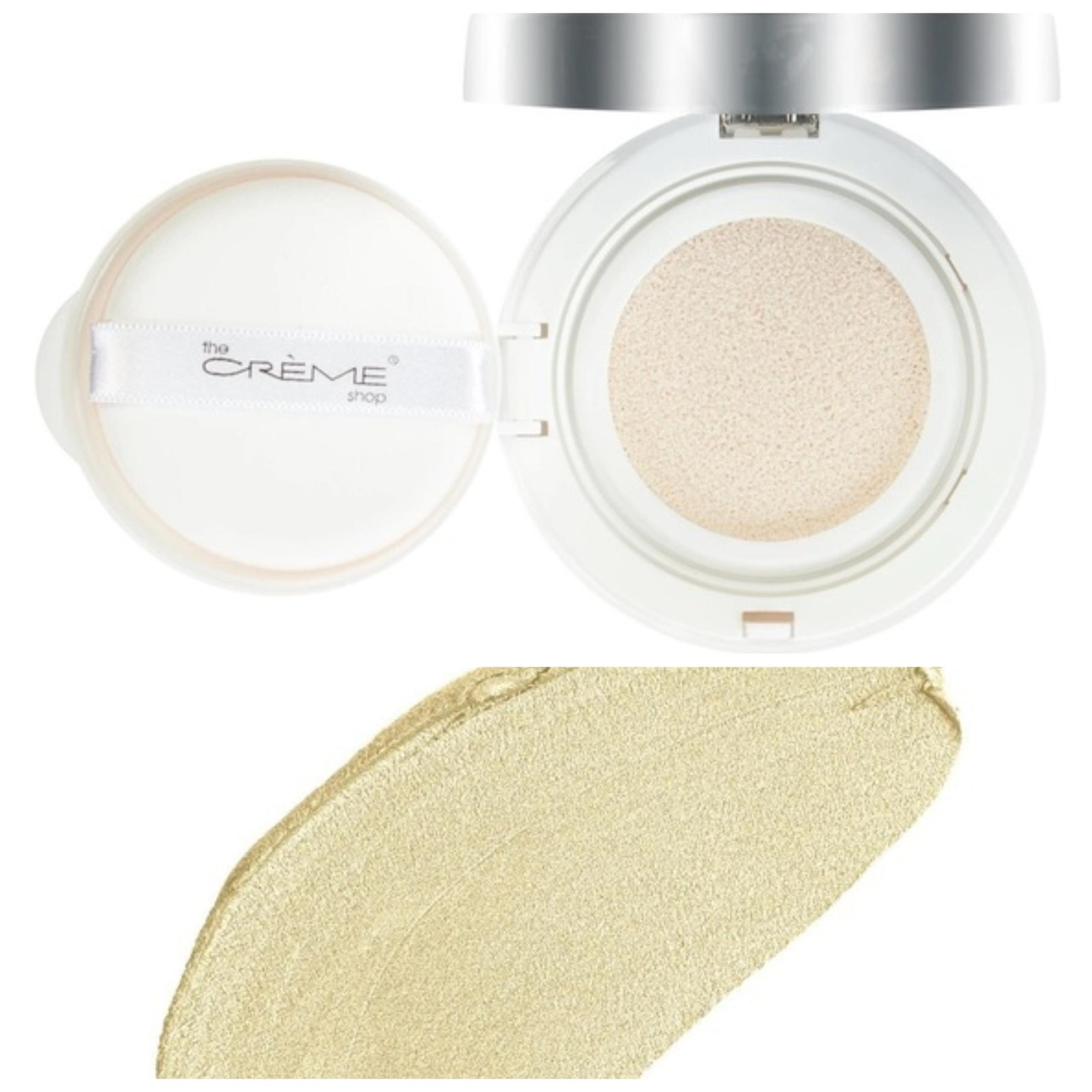 The Creme Shop Ready Set Glow Cushion Highlighter Gold Glow Face Makeup NEW
