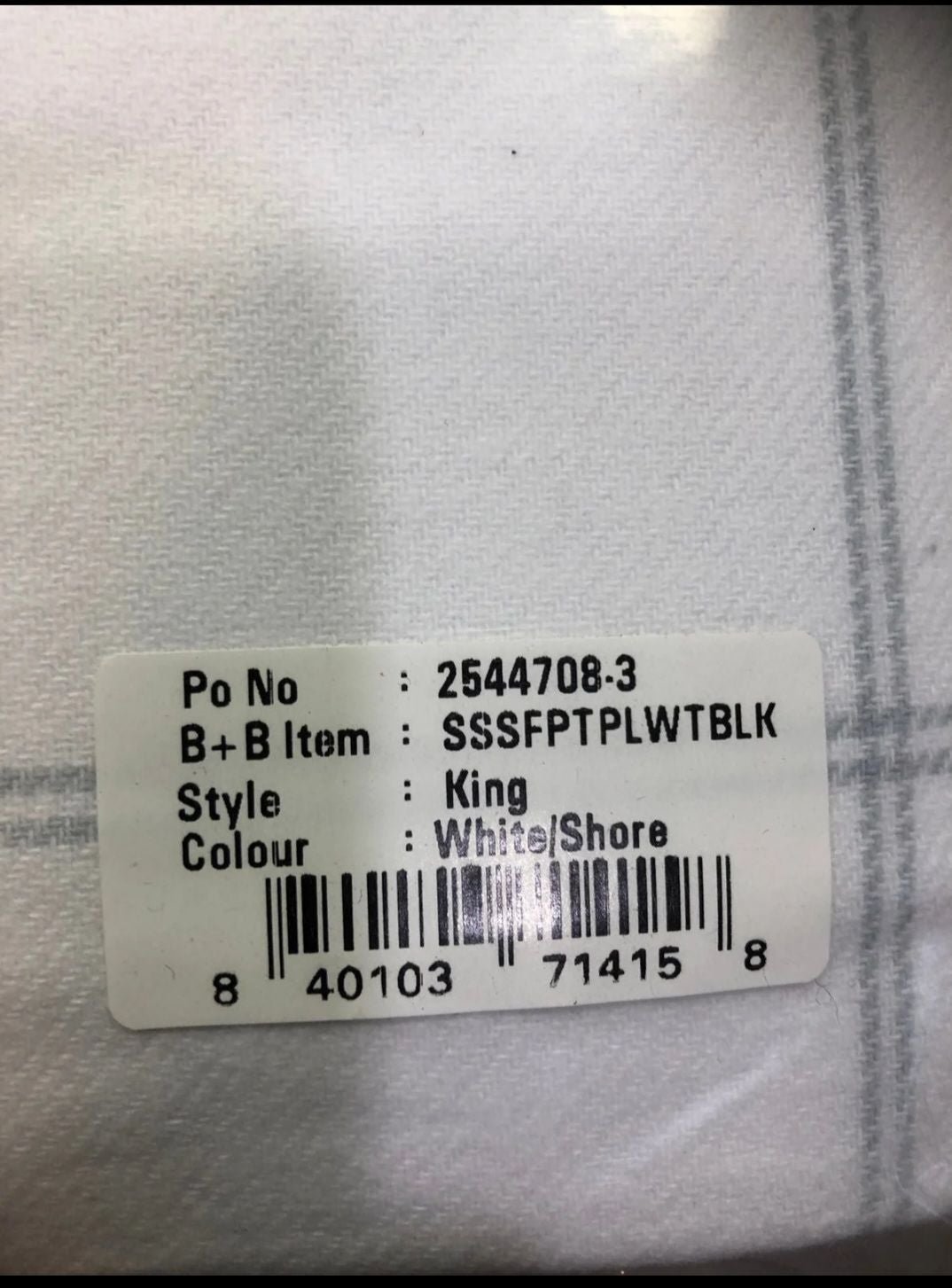 Boll and Branch Classic Plaid high quality King Sheet set