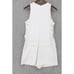 IRO Moltani Romper Womens Size 38 Ecru Sleeveless Designer Lace-Up Scoop Neck