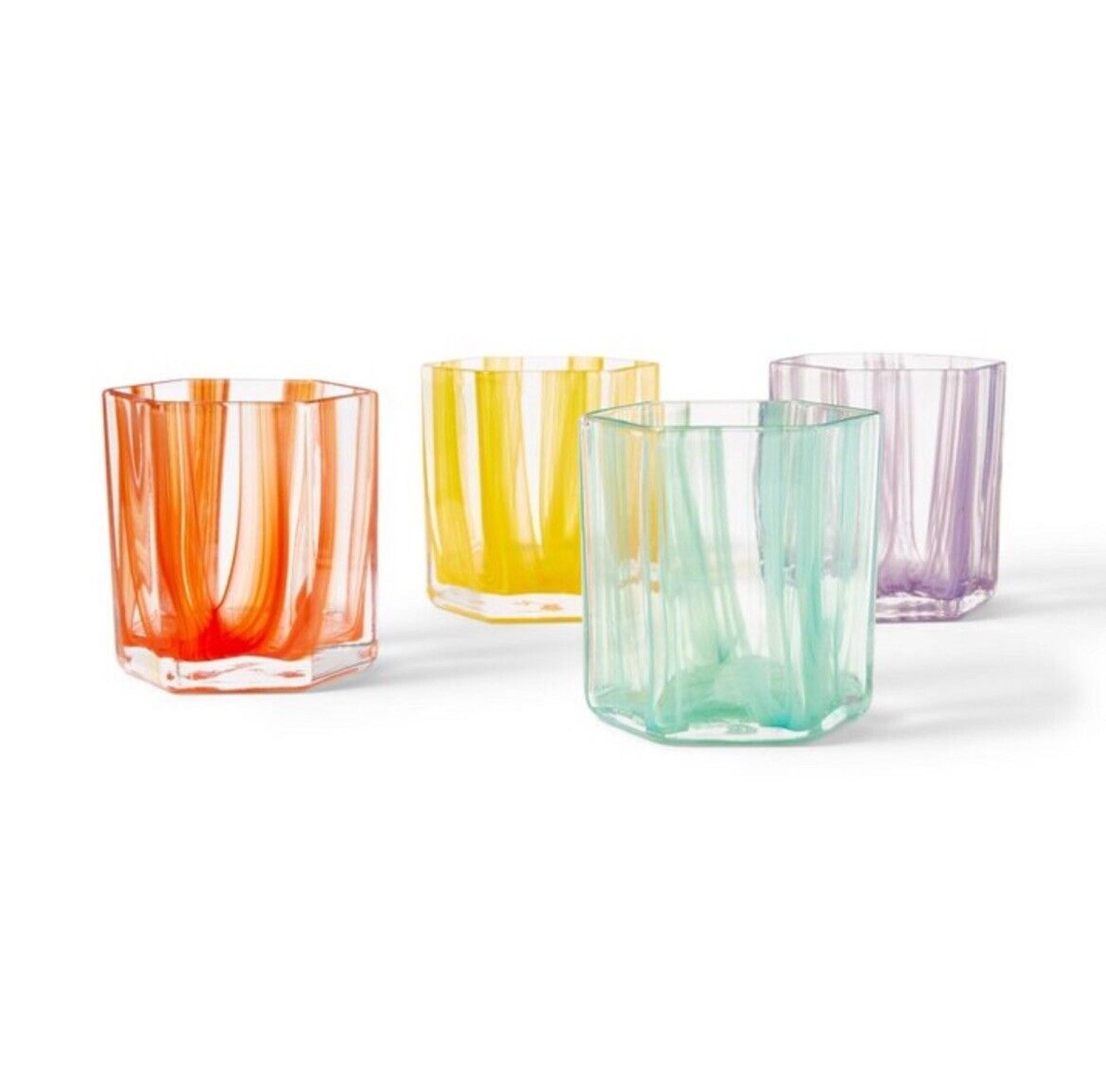 DVF Diane Von Furstenberg X Target 4pc Short Glass Drinkware Set