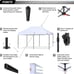 ABCCANOPY Heavy Duty Ez Pop up Canopy Tent with Sidewalls 10x20,White