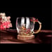 Decorative tea glass