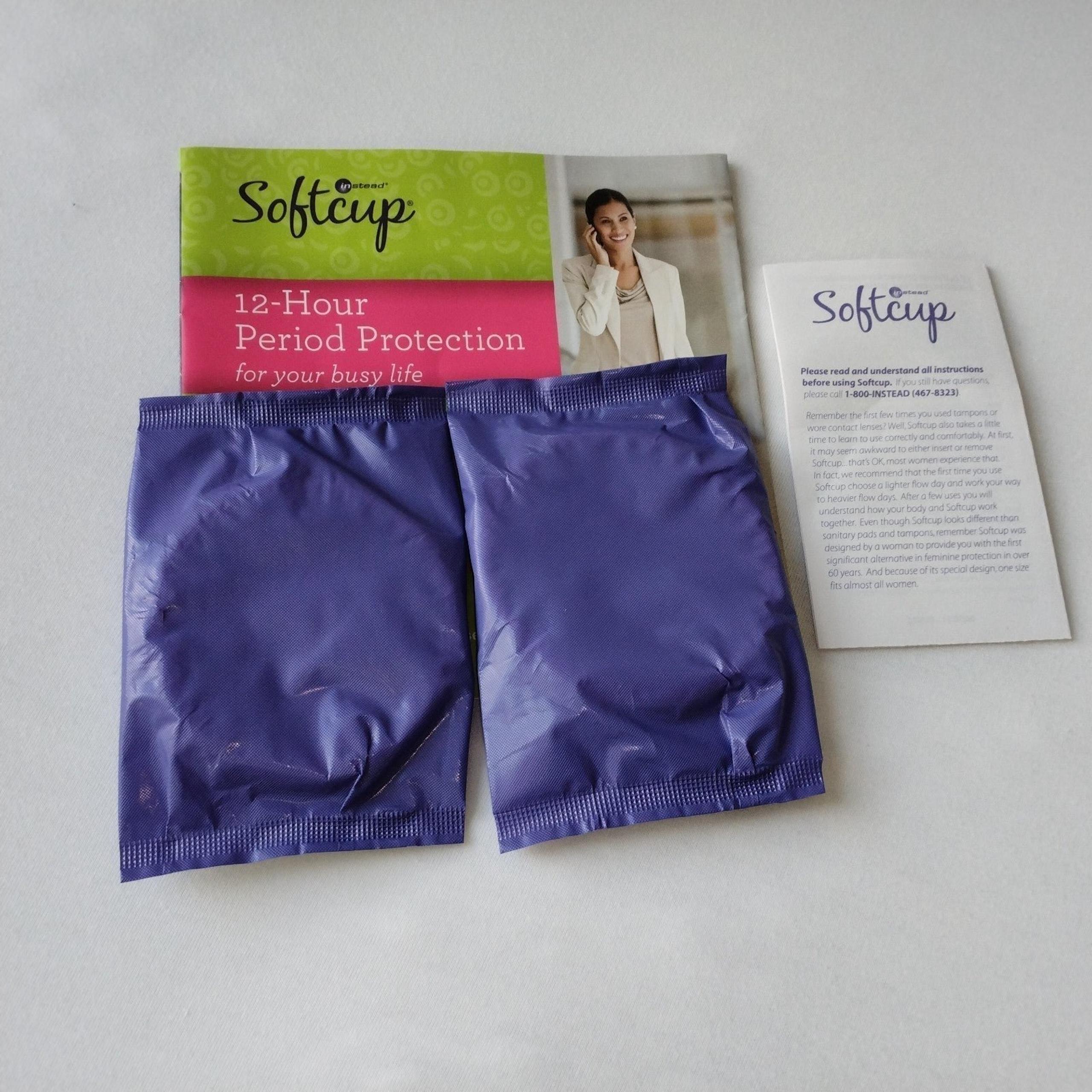 2 SEALED Softcup Menstrual Cups | Period Cups