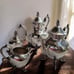 Vintage Silver Tea Set BSC Birmingham Silver on Copper 4pc Coffee Service