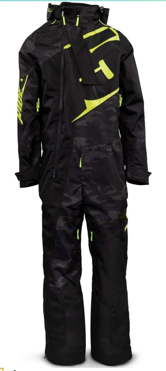 509 Allied Mono Suit Shell Large Snowboarding Black Camo Winter Sports