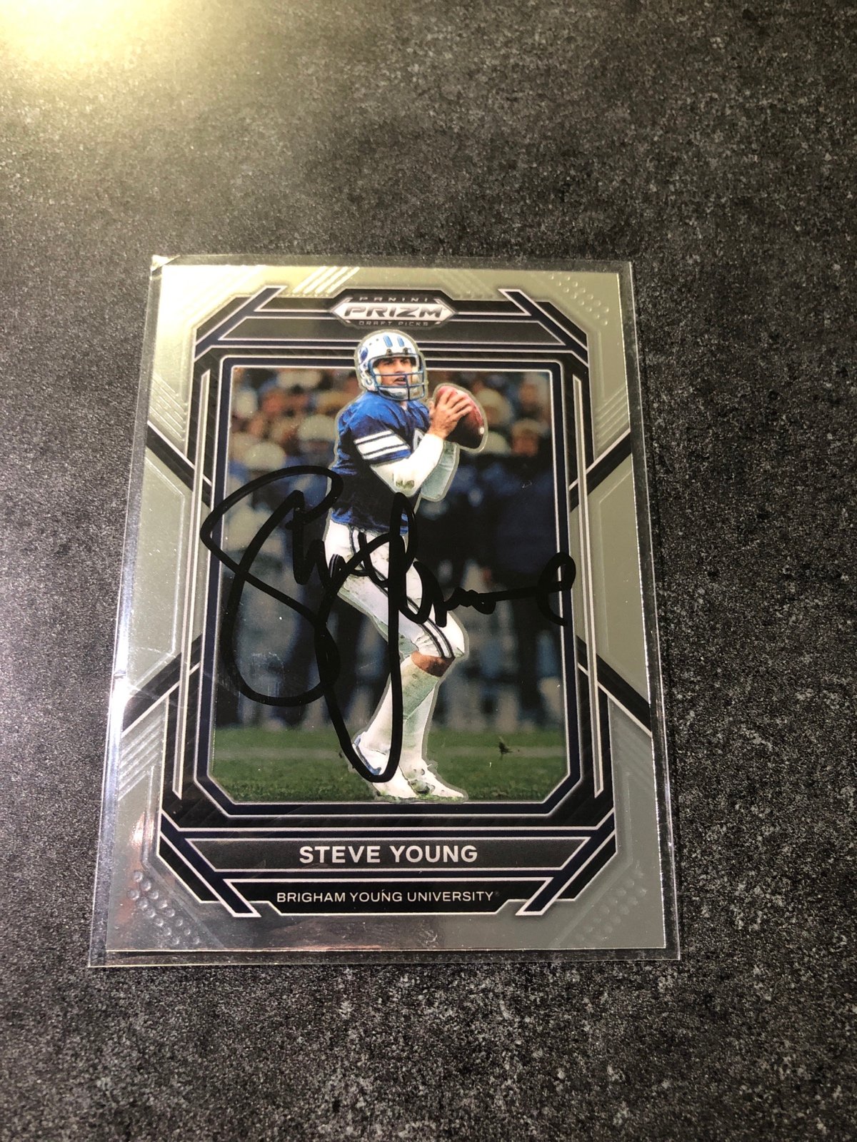Steve young autograph football card