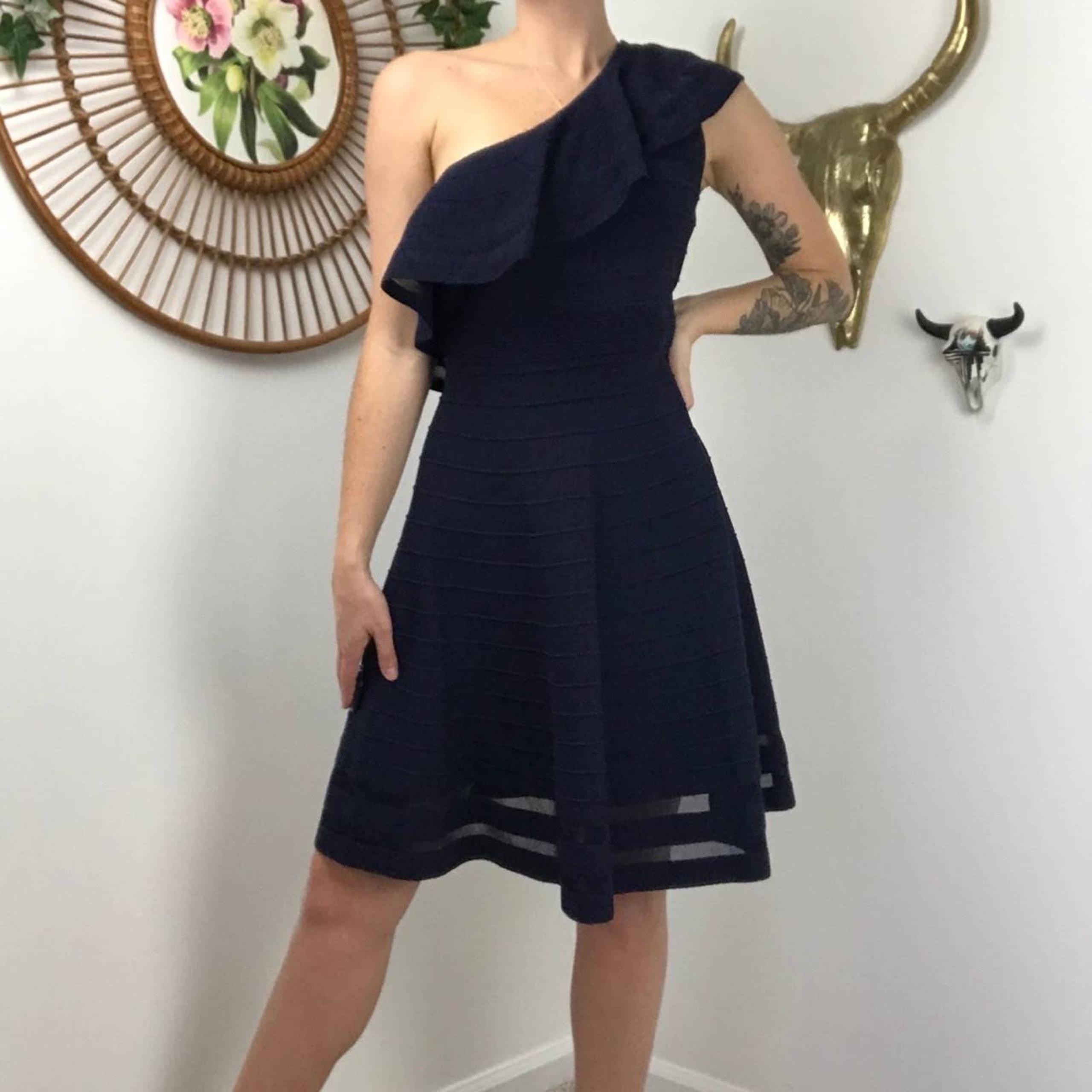 Ted Baker London Navy Streena Dress Sz 4