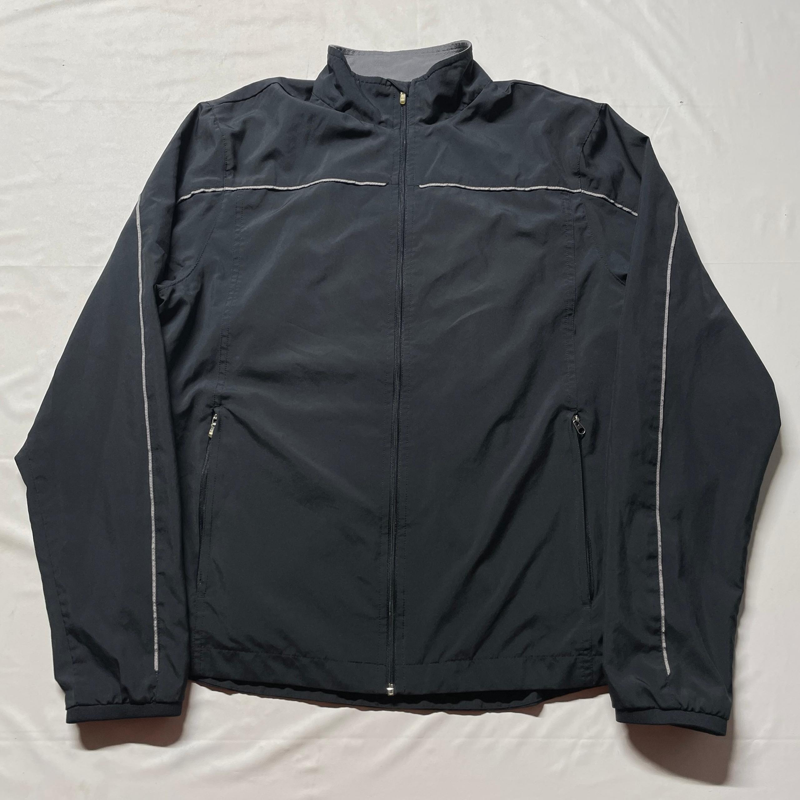 New Balance Windbreaker Jacket Women’s Large Zip Black Running Athletic Sports