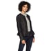 BB Dakota Clary Black Lamb Leather Zip Jacket XS