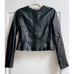 BB Dakota Clary Black Lamb Leather Zip Jacket XS