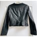 BB Dakota Clary Black Lamb Leather Zip Jacket XS