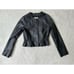 BB Dakota Clary Black Lamb Leather Zip Jacket XS
