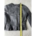 BB Dakota Clary Black Lamb Leather Zip Jacket XS