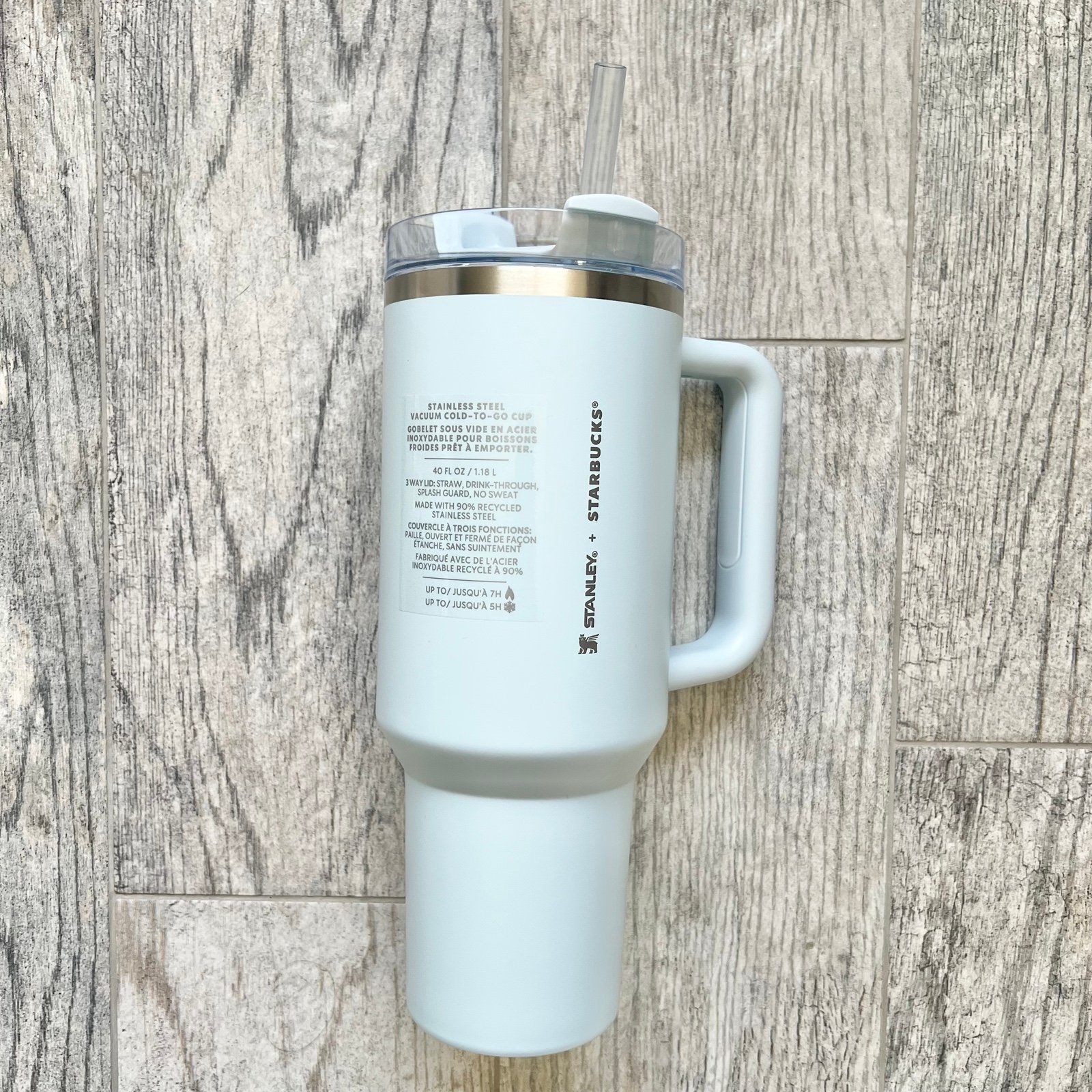 Stanley x Starbucks blue limited edition 40 oz Tumbler cup