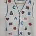 Vintage Marisa Christina Y2K Teacher Novelty Applique Sweater Vest Size Small