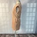 Maje blush pink silk cap sleeve zipper detail sheath dress size 1 or US small