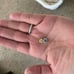 Genuine Tiffany & Co necklace pendant from early 00’s - 18K white gold/sapphire