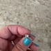 Genuine Tiffany & Co necklace pendant from early 00’s - 18K white gold/sapphire