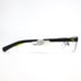 Nike Eyeglasses Frames 8098 015 Black Yellow Rectangular Half Rim 56-16-140