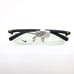 Nike Eyeglasses Frames 8098 015 Black Yellow Rectangular Half Rim 56-16-140