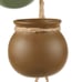 Zingz & Thingz Neutral Garden Dangling Mini Pots 5.6-Quart Terracotta Hanging Wa