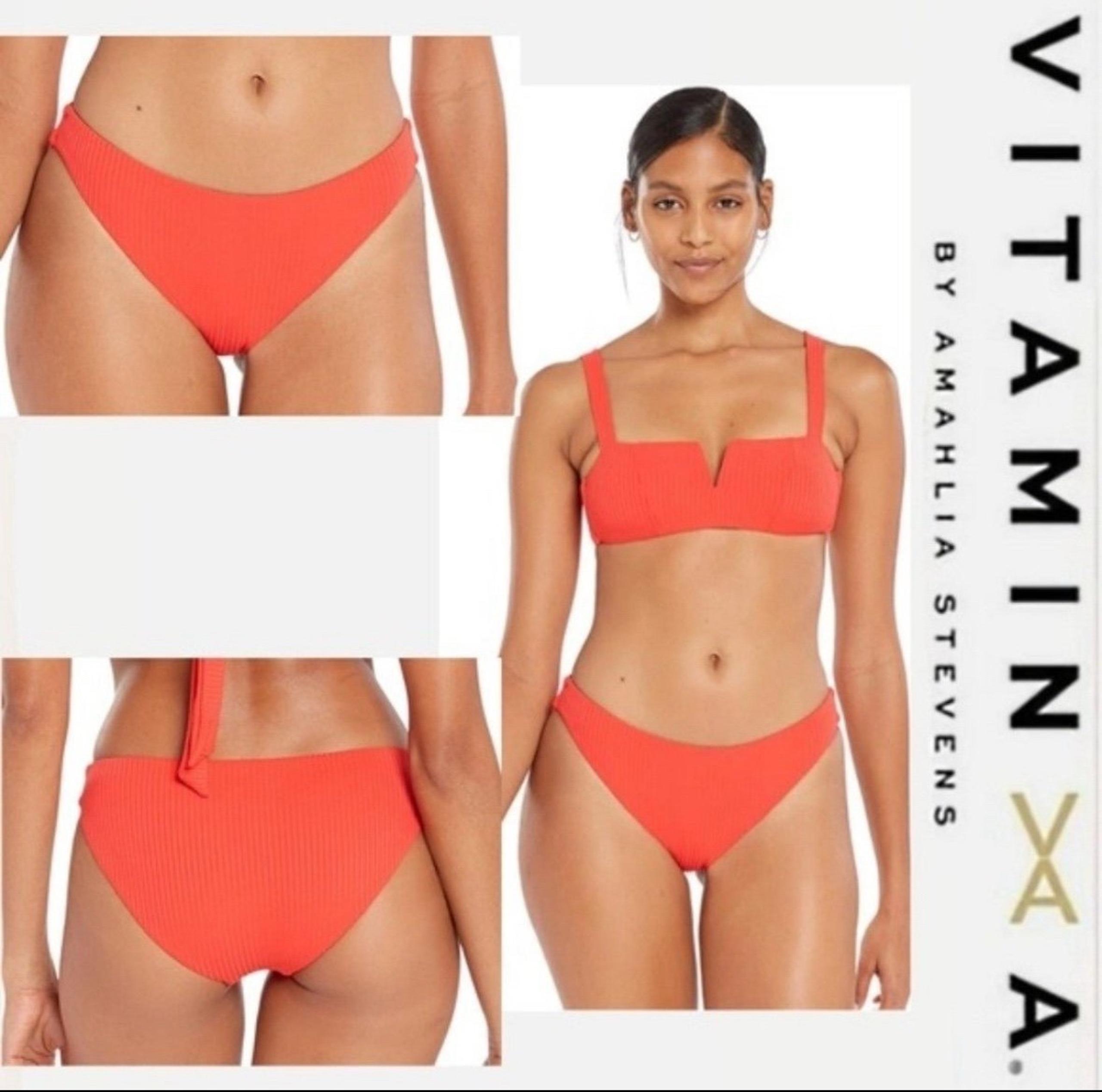 NWT Vitamin A 6/S Midori Marisol EcoRib Bikini Bottom