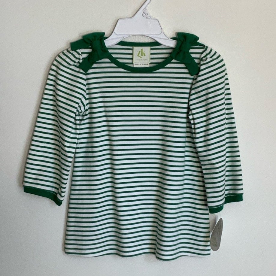 Zuccini Kids Emmaline Dress- Christmas Green Knit Dress size 2T
