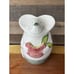 Vintage Mouse Cookie Jar Chubby Eating Apple Hand Painted