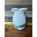 Vintage Mouse Cookie Jar Chubby Eating Apple Hand Painted