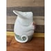 Vintage Mouse Cookie Jar Chubby Eating Apple Hand Painted