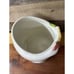 Vintage Mouse Cookie Jar Chubby Eating Apple Hand Painted