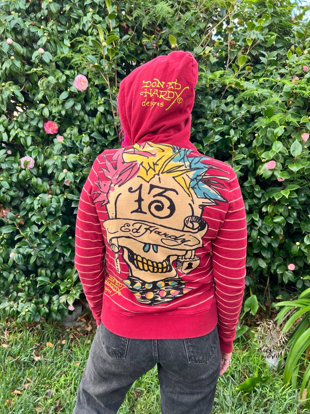 Y2K authentic Ed Hardy Hoodie