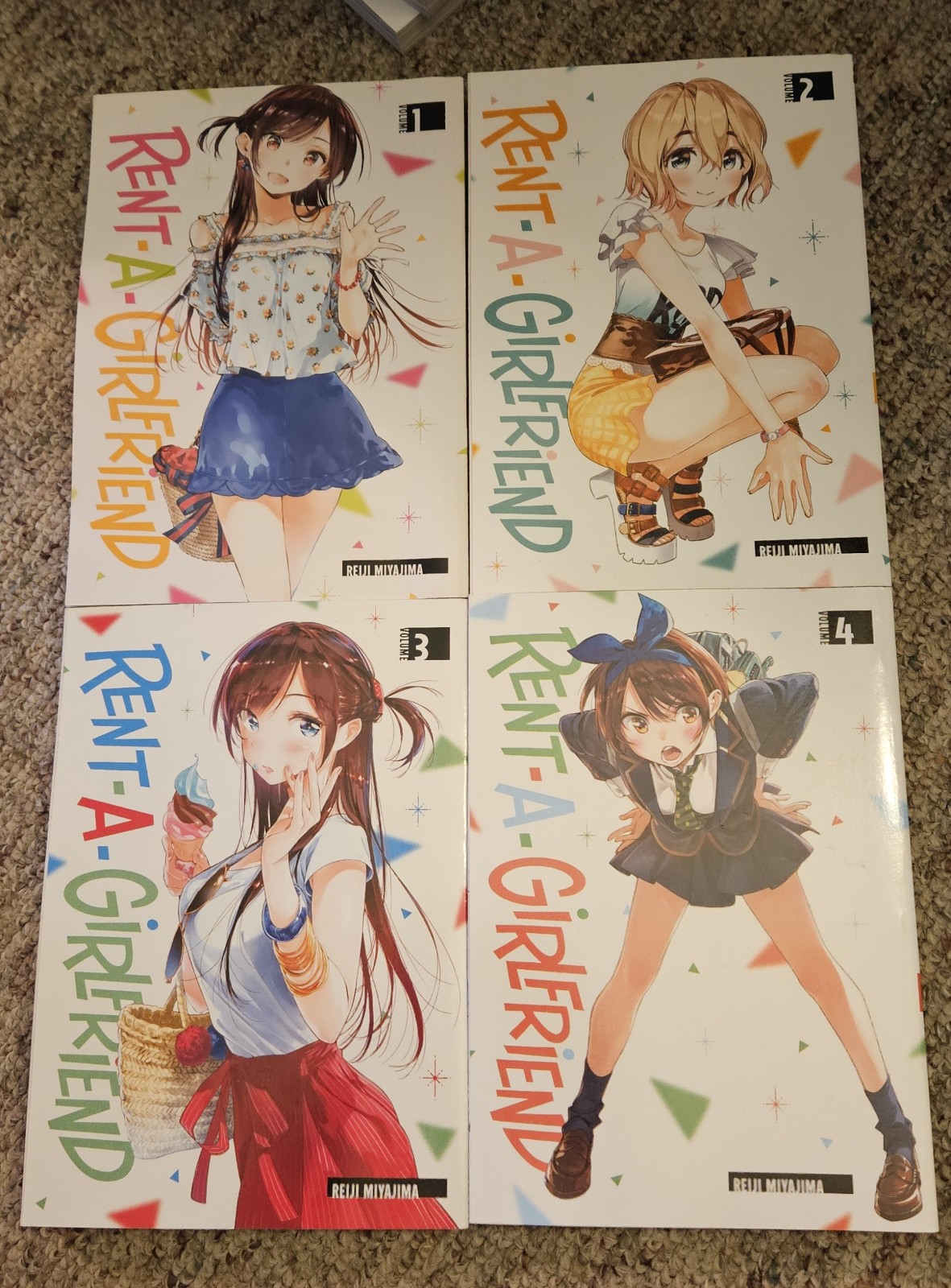 Rent-A-Girlfriend Vol. 1-4