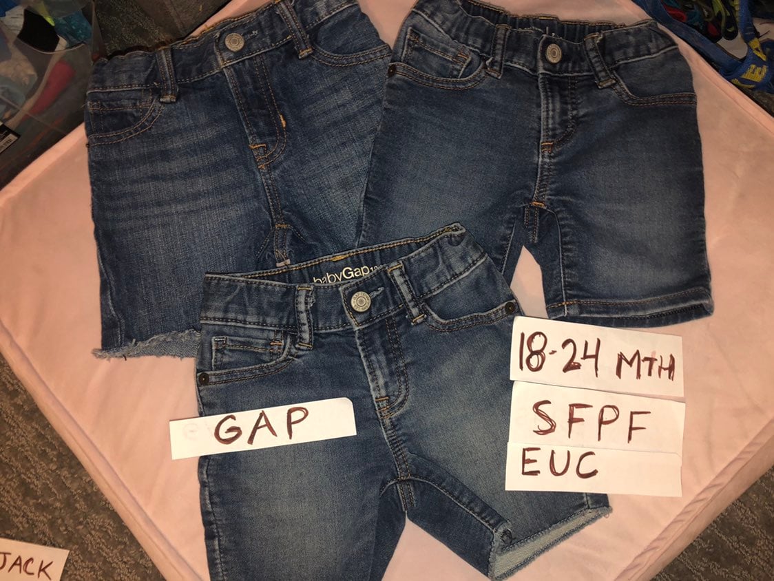 Baby Gap jean shorts