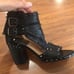 Laurence Decade Paris Studded biker chunky heels