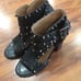 Laurence Decade Paris Studded biker chunky heels