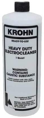 Krohn Heavy Duty Electrocleaner 1 Quart Electro Cleaner Plating Solution