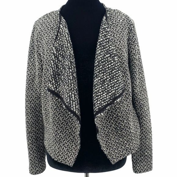 NWT Rebecca Taylor Knit Tweed Cardigan 10