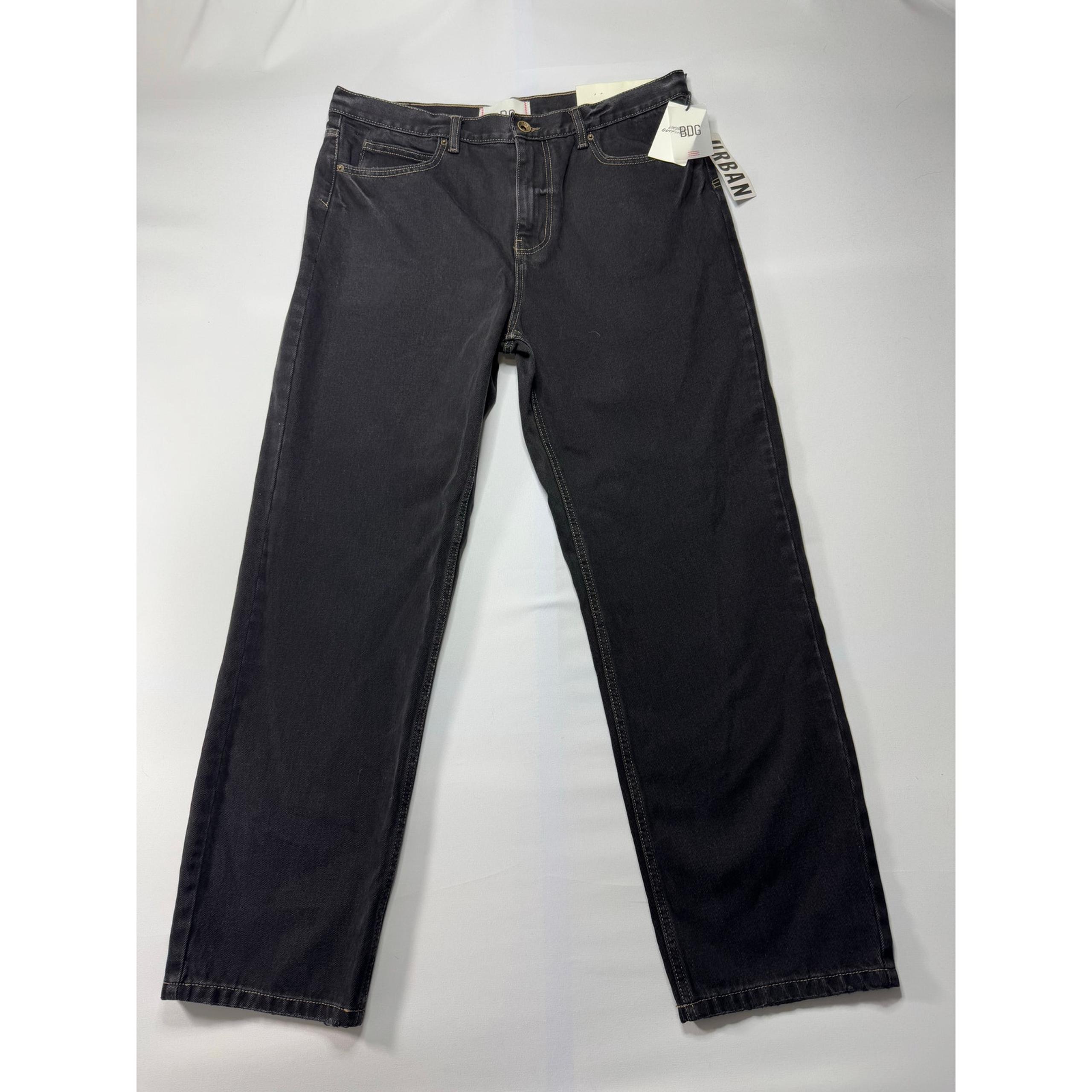 NWT BDG Urban Outfitters Men's Vintage Slim Fit Black Jeans - Size 36x30