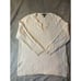 Ralph Lauren Women's 2X Henley Sweater Cable Knit Ivory Cream Y2K