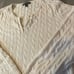 Ralph Lauren Women's 2X Henley Sweater Cable Knit Ivory Cream Y2K
