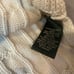 Ralph Lauren Women's 2X Henley Sweater Cable Knit Ivory Cream Y2K
