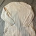 Ralph Lauren Women's 2X Henley Sweater Cable Knit Ivory Cream Y2K