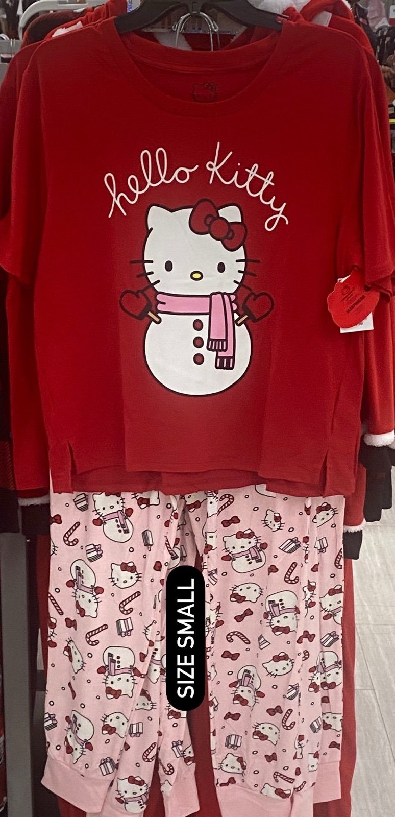 Hello Kitty pajama set — size small