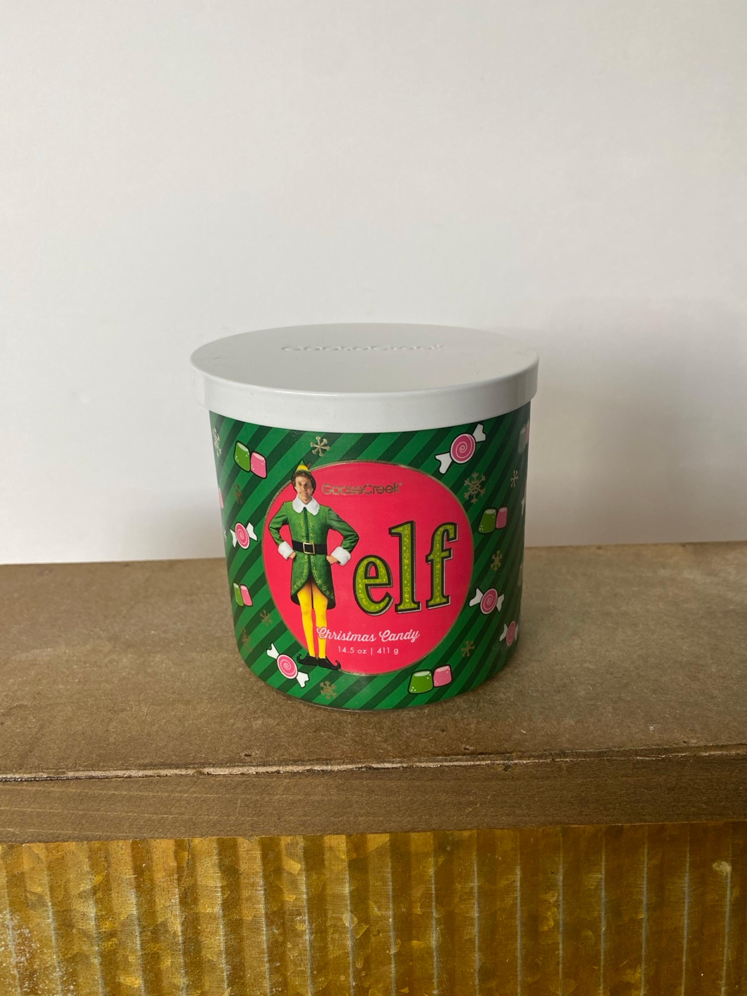 Goose Creek ELF Christmas Candy 3 wick Candle w/Essential Oils