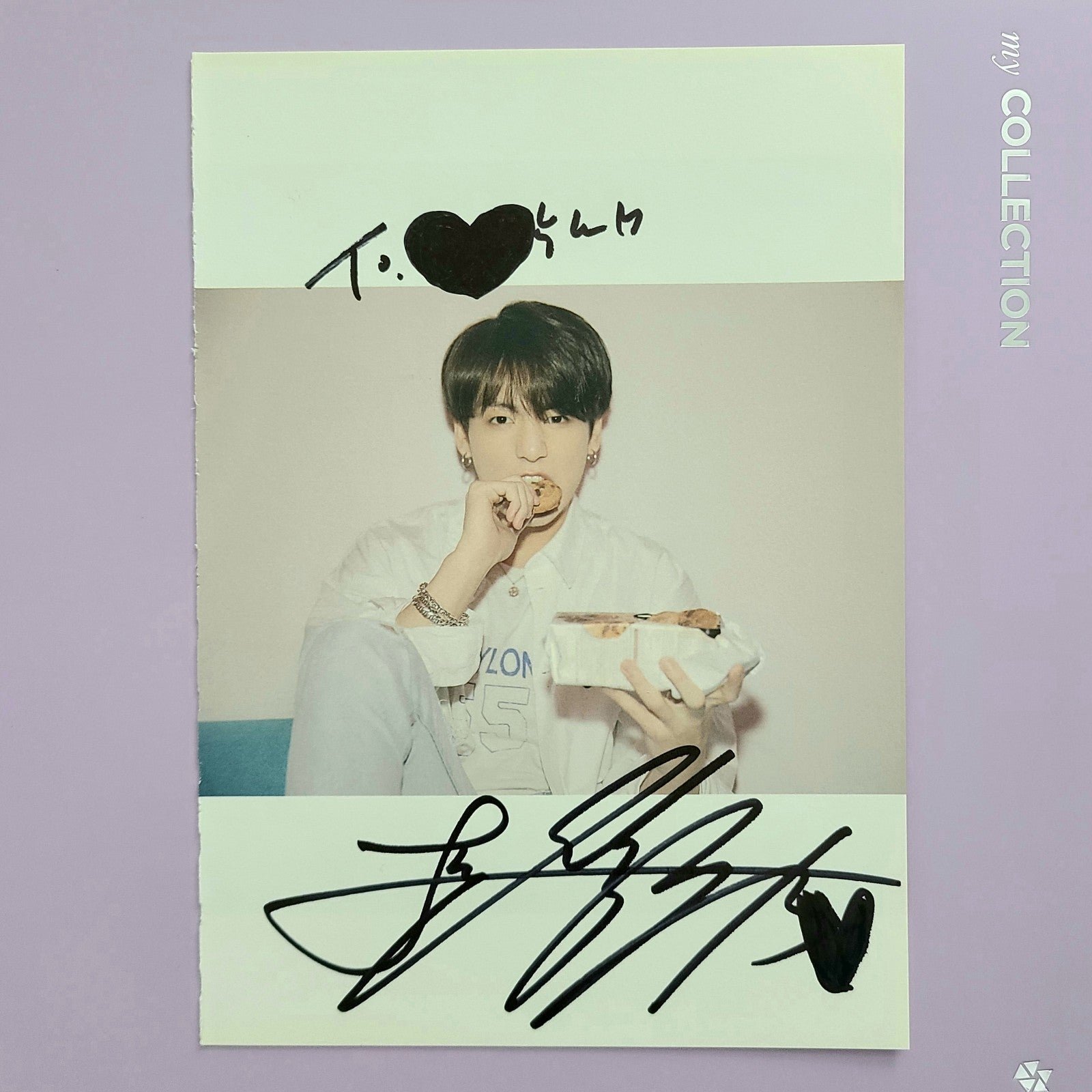 BTS Jungkook Persona Signed Page