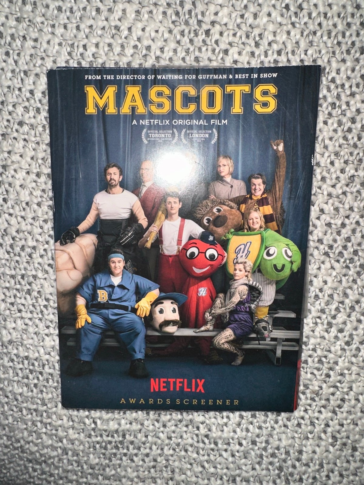 MASCOTS UBER-RARE NETFLIX Fyc DVD 2016 Christopher Guest Zach Woods Parker Posey
