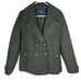 American Eagle Peacoat Women L Army Green Winter Fall Miliatary Wool Jacket Coat