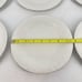 Set of 6 Gibson Four Seasons White Salad Plates Embossed Floral Fruit 7 3/4